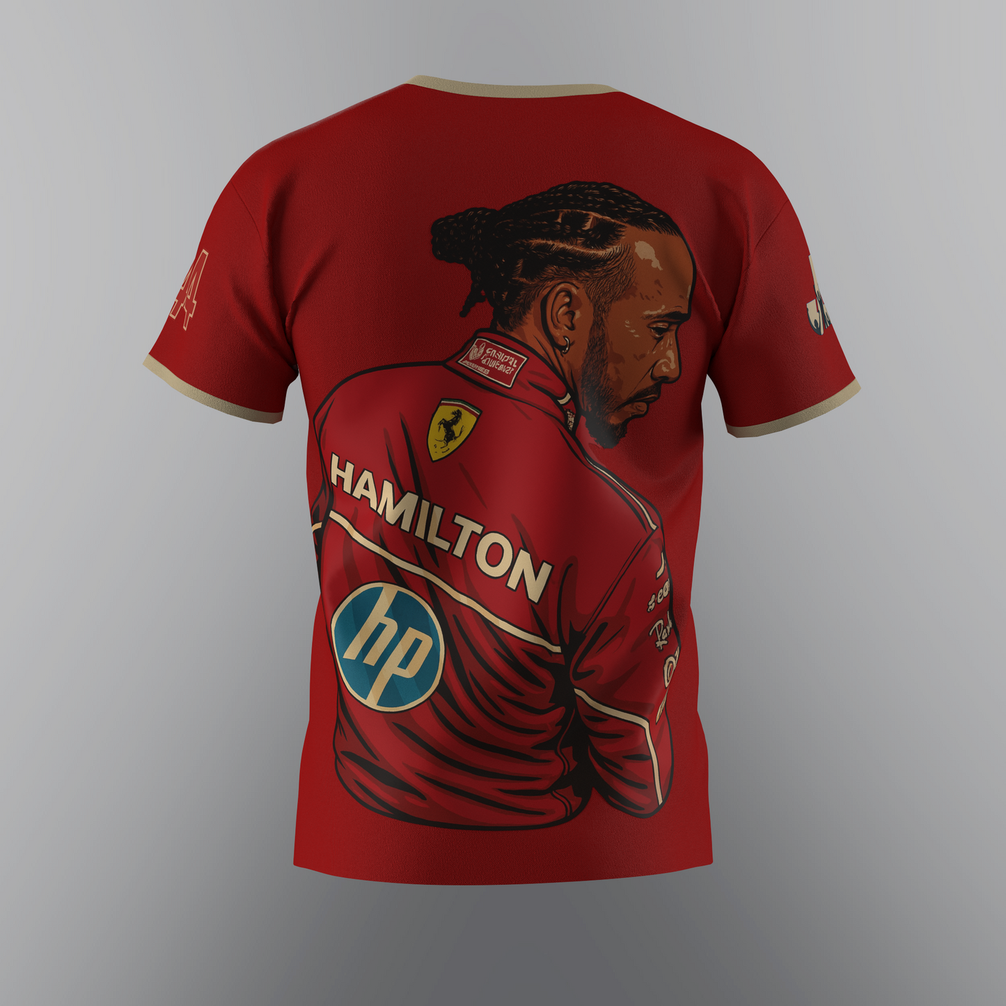 Maglietta Lewis Hamilton Tifosi Ferrari – Unisex