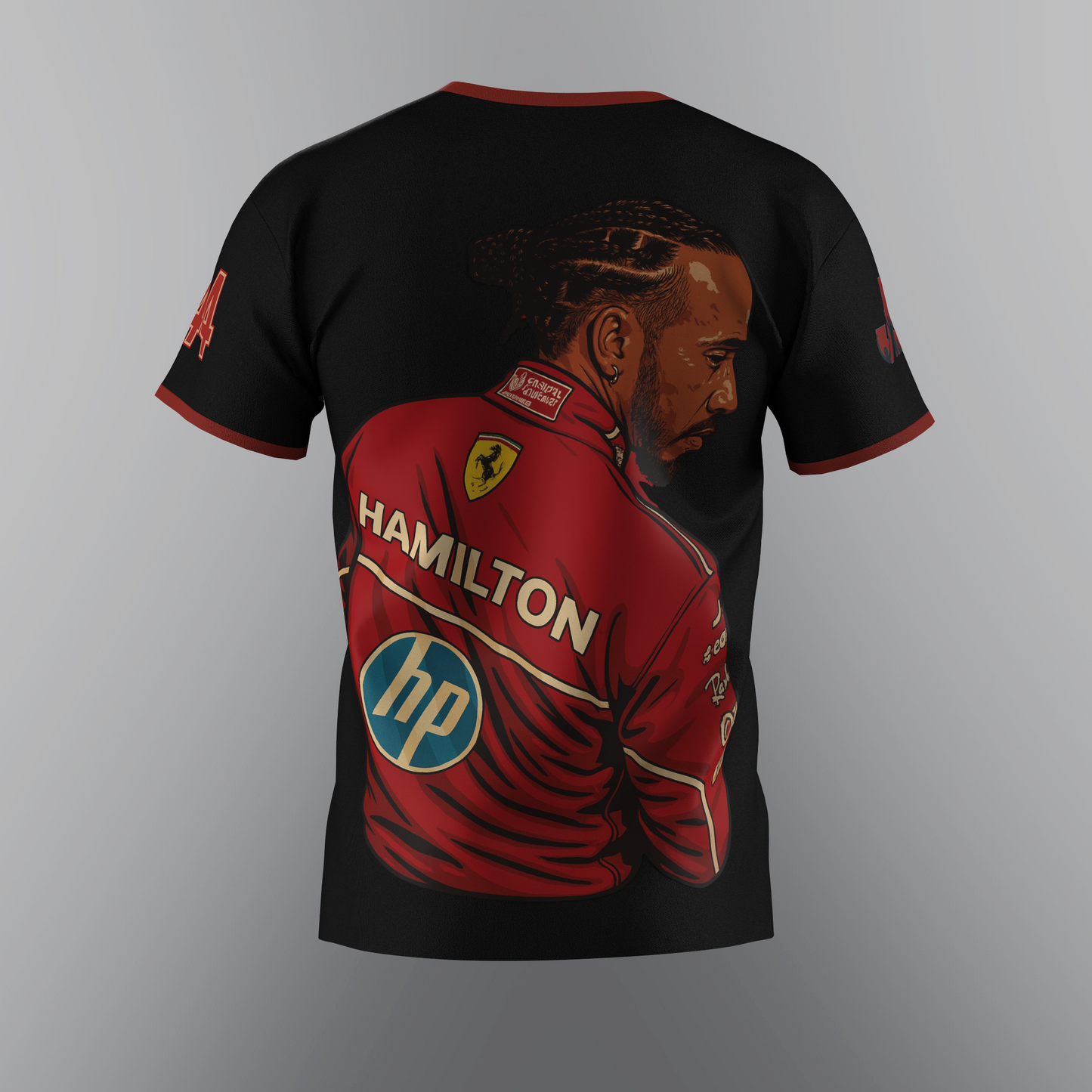 Maglietta Lewis Hamilton Tifosi Ferrari – Unisex