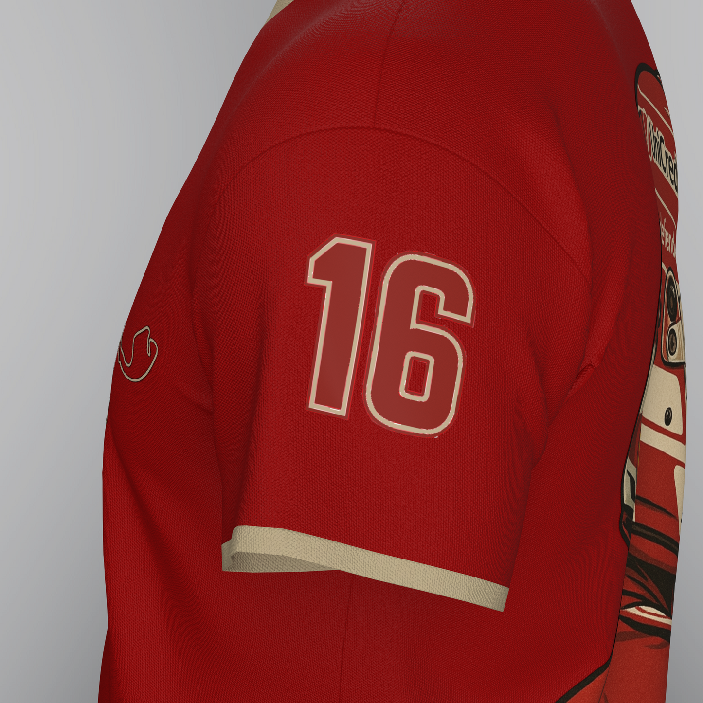 Maglietta Charles Leclerc Tifosi Ferrari – Unisex