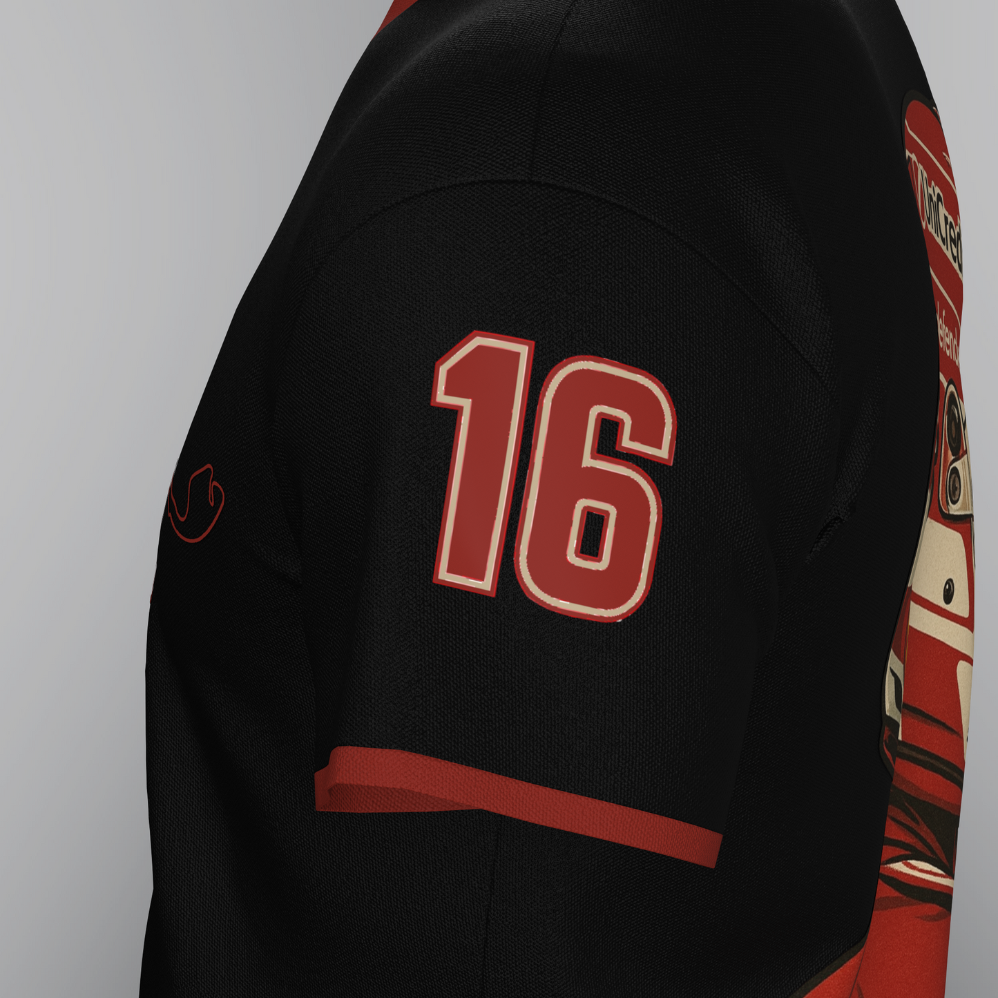 Maglietta Charles Leclerc Tifosi Ferrari – Unisex